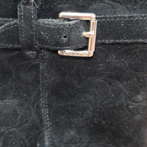 Coach Suede "Thelma" Signature Boot - Picture 2 of 7